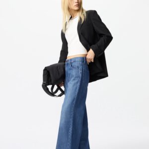 Drapey Wide Flare Jeans