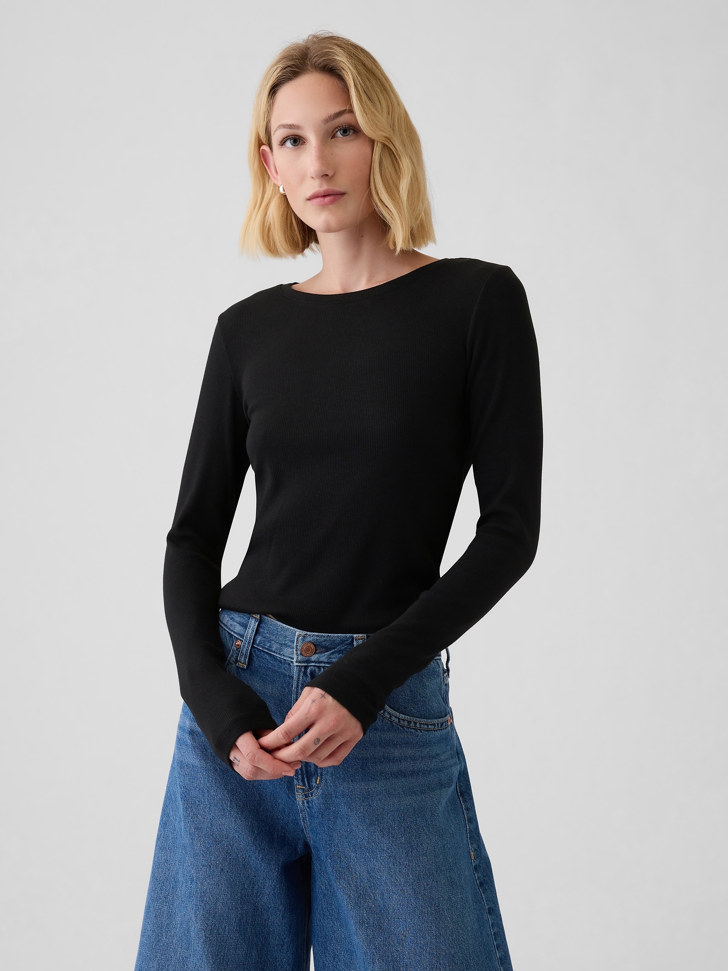 Modern Rib Crop T-Shirt