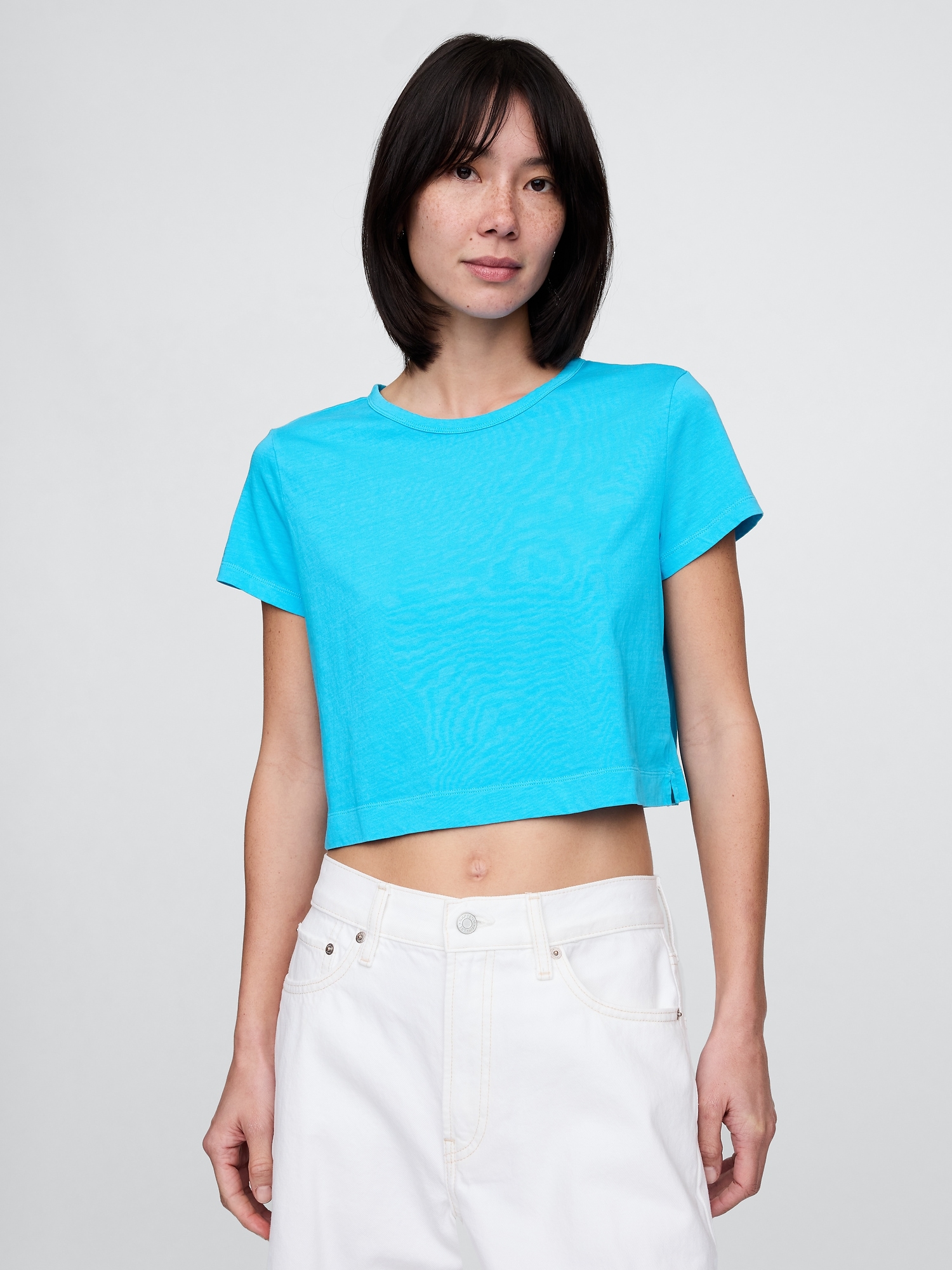 Organic Cotton VintageSoft Crop T-Shirt