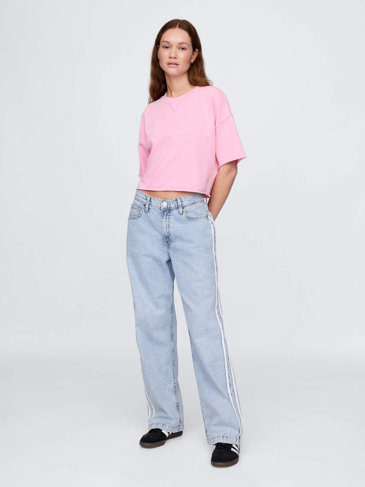 Mid Rise '90s Loose Jeans