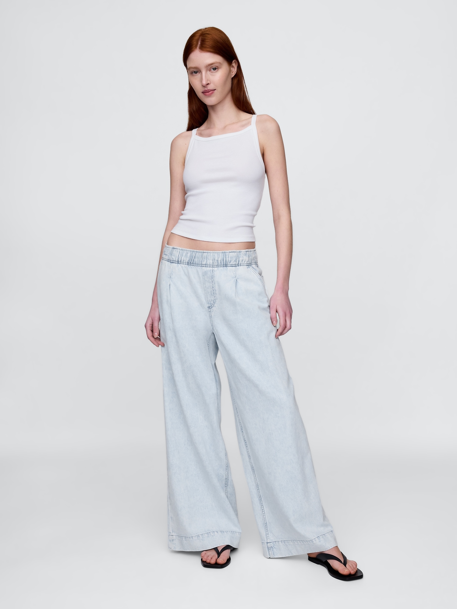 Mid Rise UltraSoft Easy Baggy Jeans