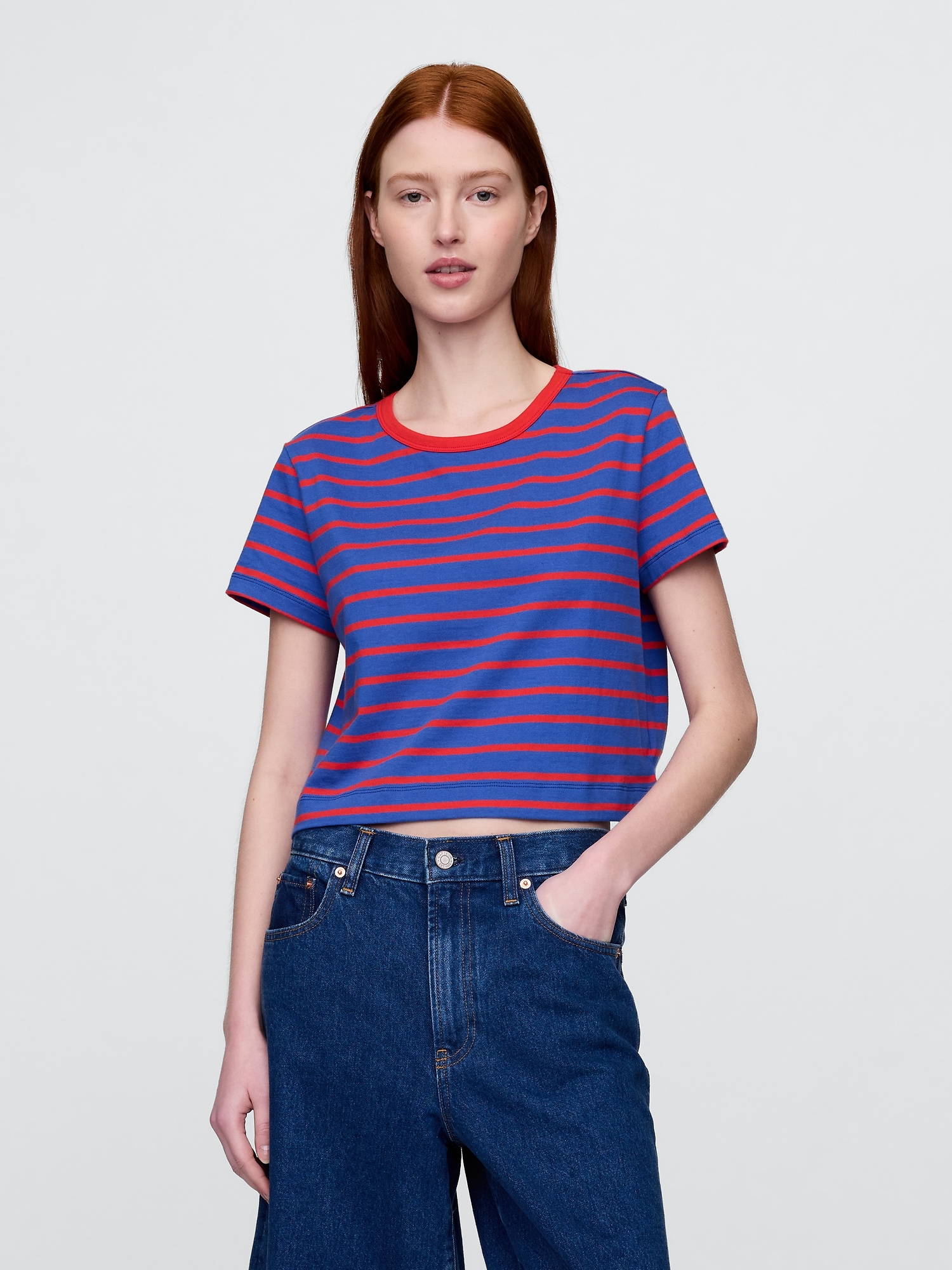 Organic Cotton VintageSoft Crop T-Shirt