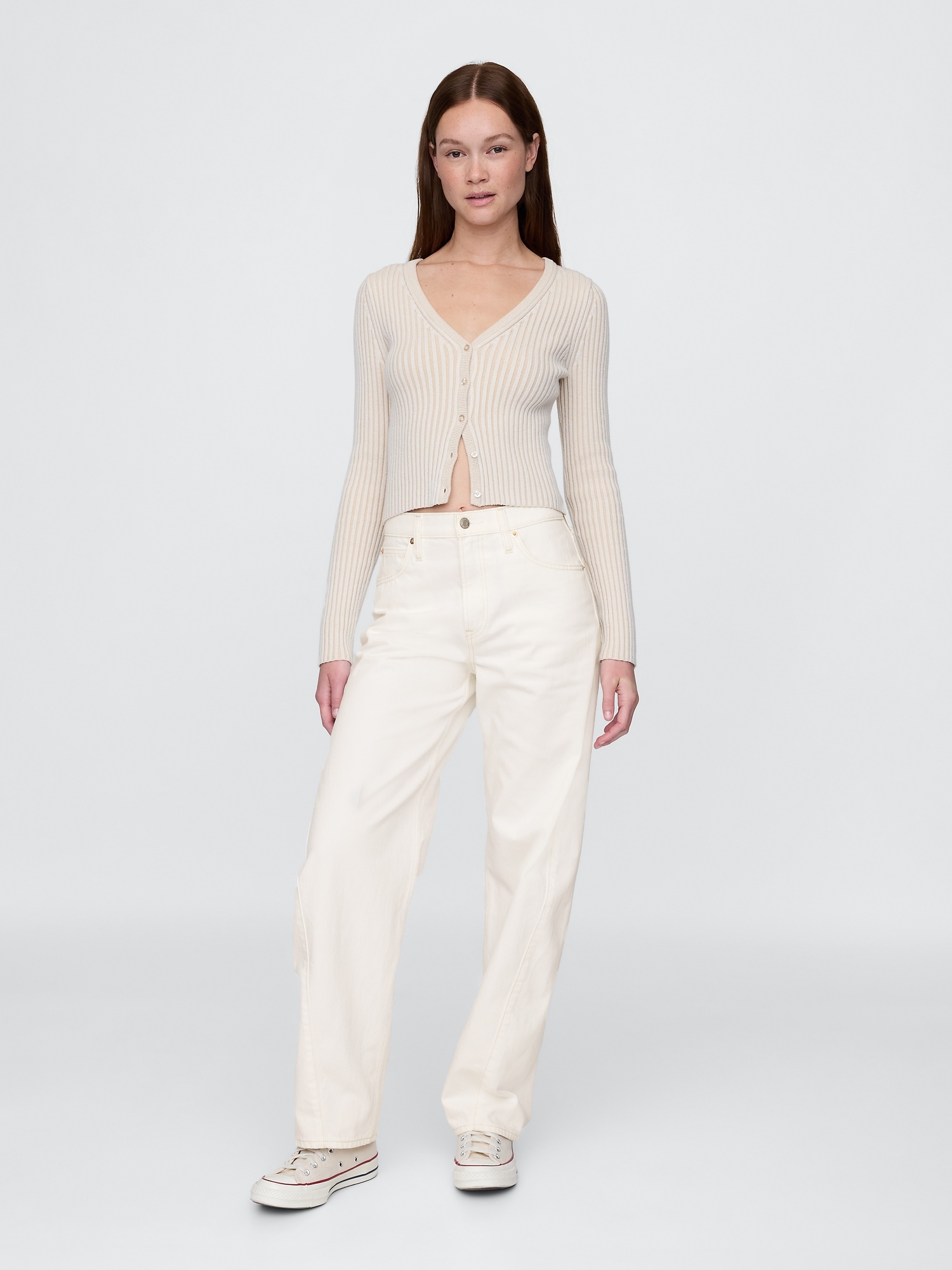 High Rise Barrel Jeans